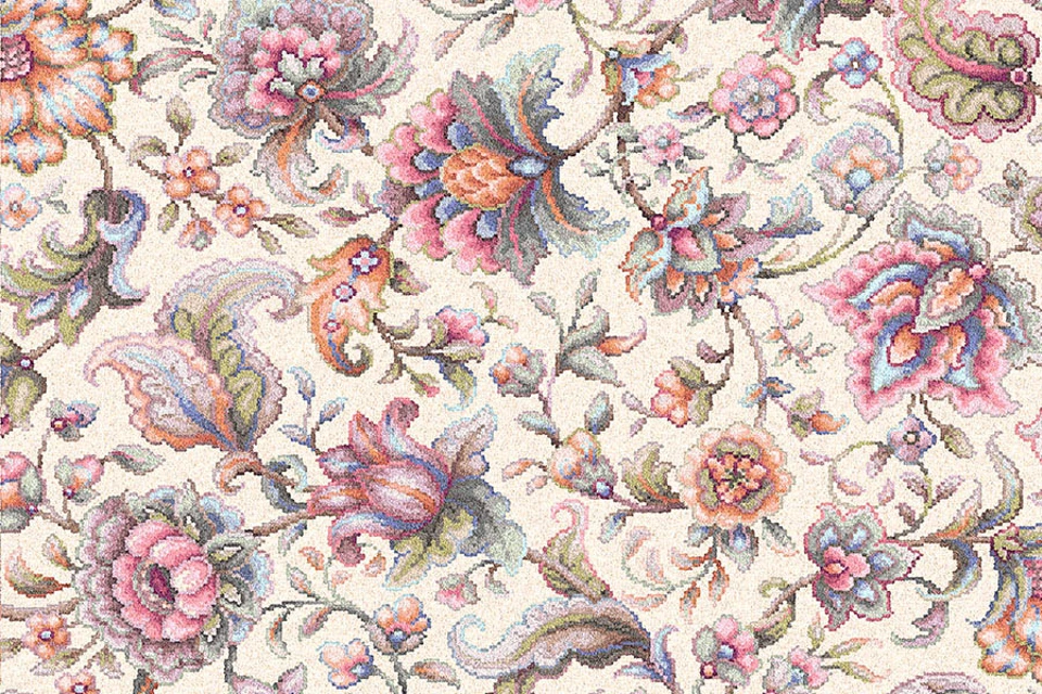 A swatch of Glendun Canterbury from Ulster Carpets 
