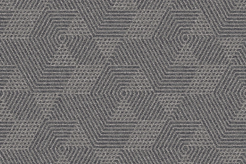A swatch of Vescent Arbor Alloy from Ulster Carpets