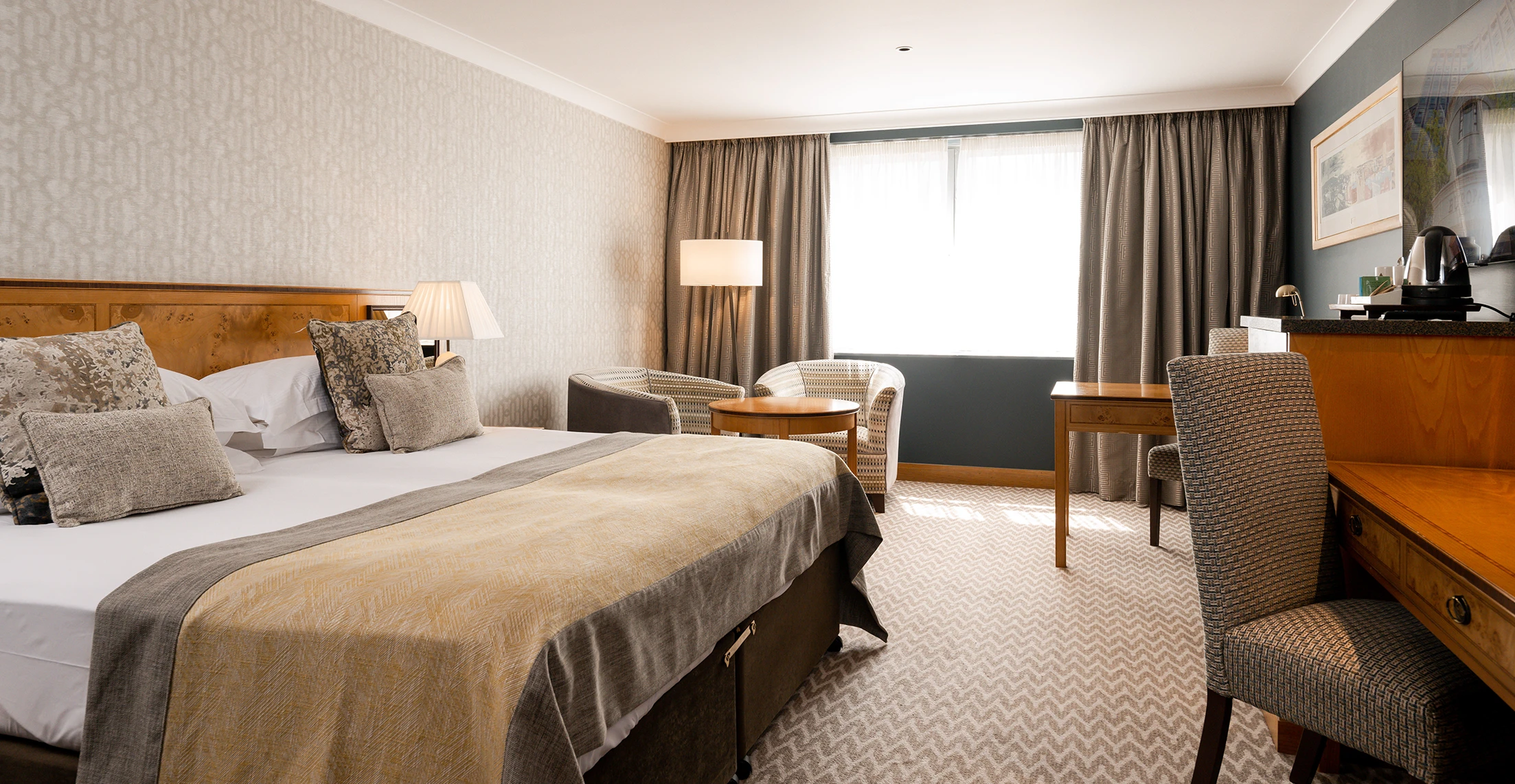 Custom carpets by Ulster Carpets for the Europa Hotel, Belfast.