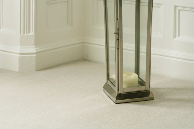 An example of Ulster Velvet Merino from Ulster Carpets in a home setting.