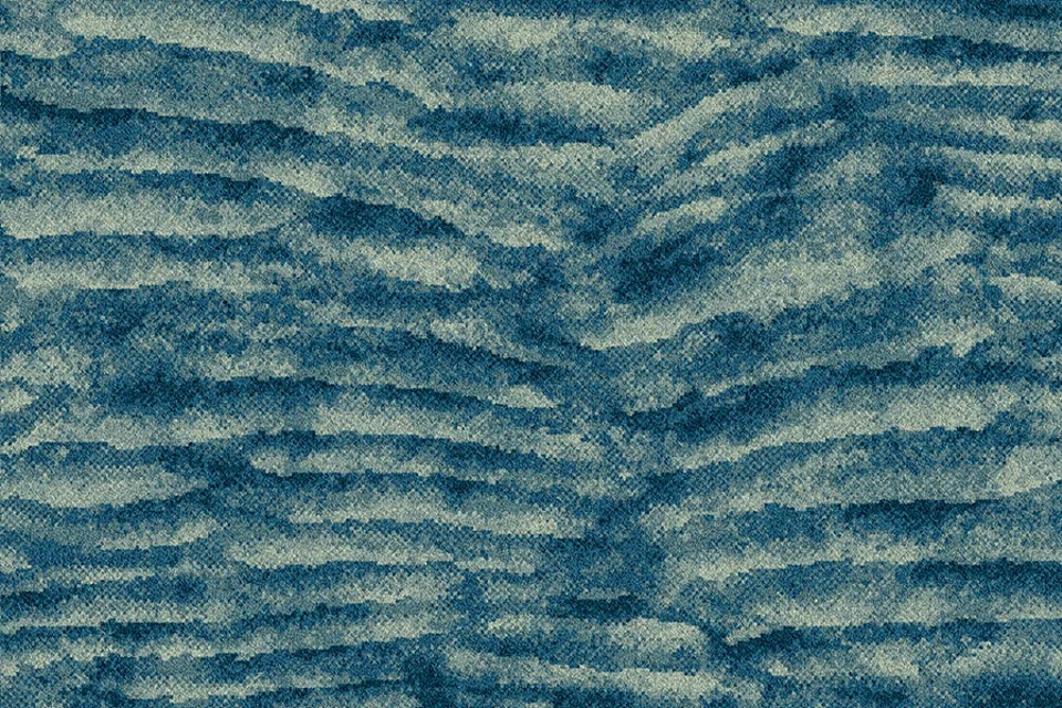 A swatch of Natura Esker Azul from Ulster Carpets