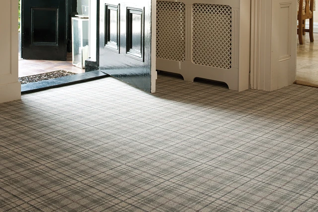 An example of Beaumont Turtle Dove from Ulster Carpets in a modern home setting