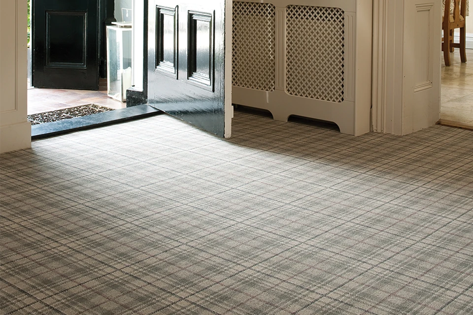 An example of Beaumont Turtle Dove from Ulster Carpets in a modern home setting
