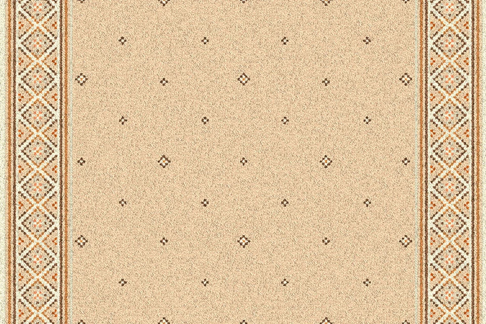A swatch of a Tazmin Camel Runner from Ulster Carpets 