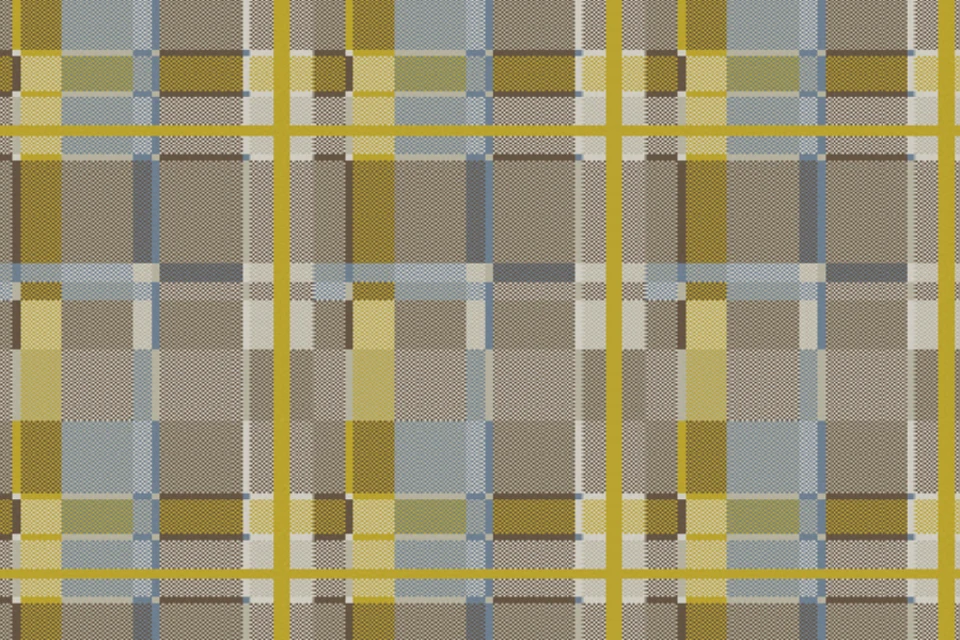 A swatch from the Plaids Designers' Edit collection from Ulster Carpets