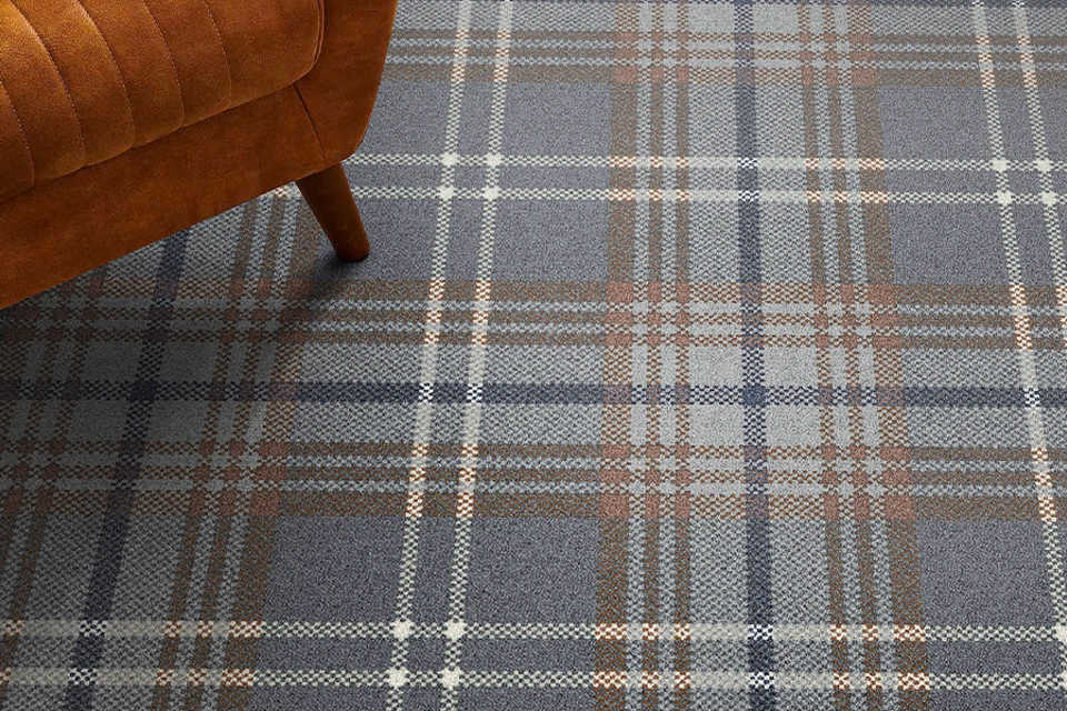 An example of Glenmoy Stornoway from Ulster Carpets in a home setting 