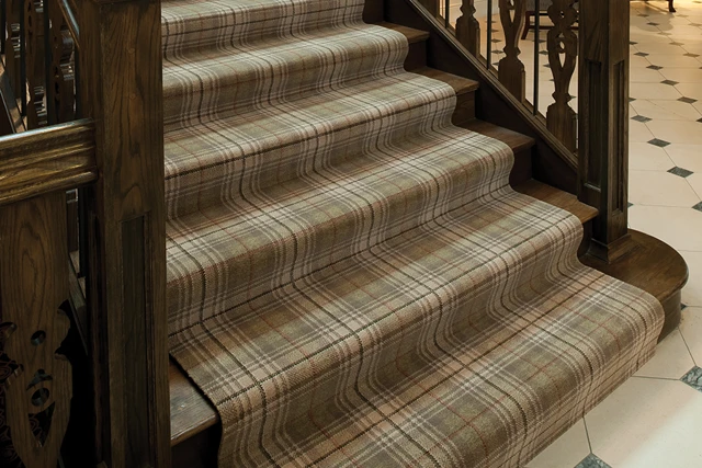An example of Beaumont Brindle from Ulster Carpets in a hospitality setting