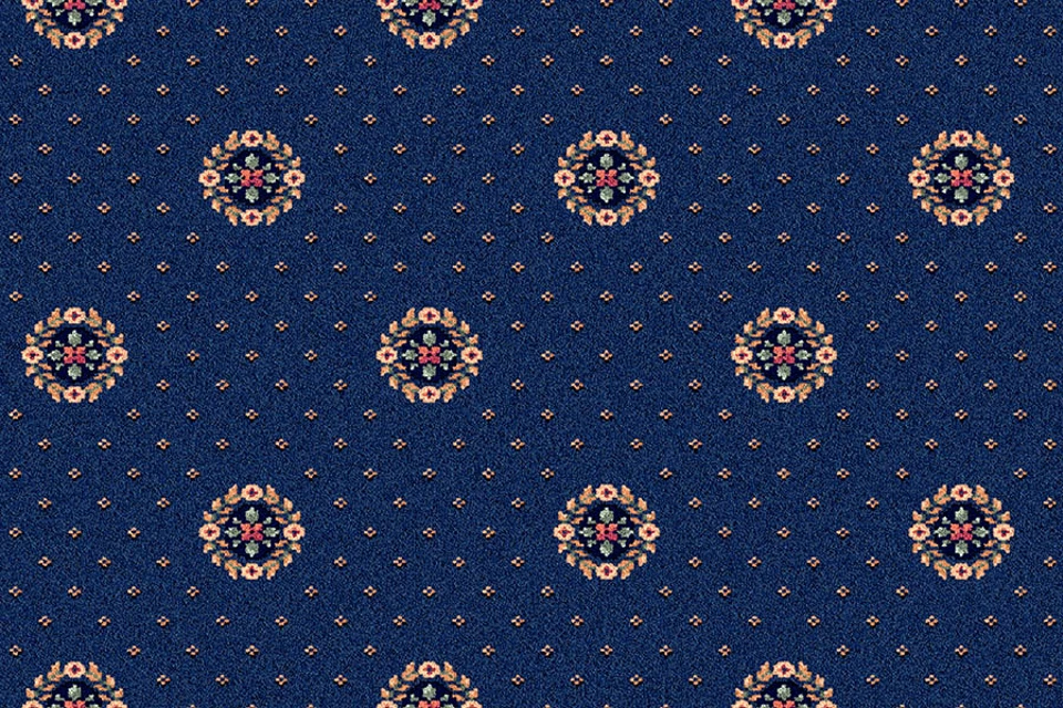 An example of Sheriden Royal Blue Cameo