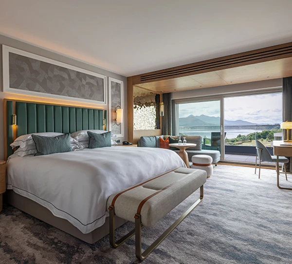 Custom carpets by Ulster Carpets at The Europe Hotel & Resort, Killarney.