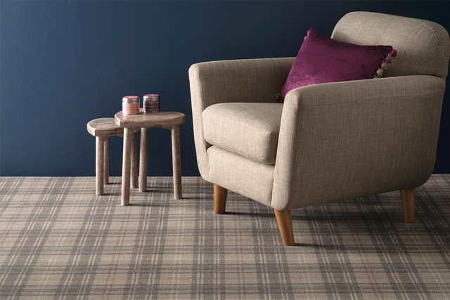 An example of Braeburn Estuary from Ulster Carpets in a modern home setting