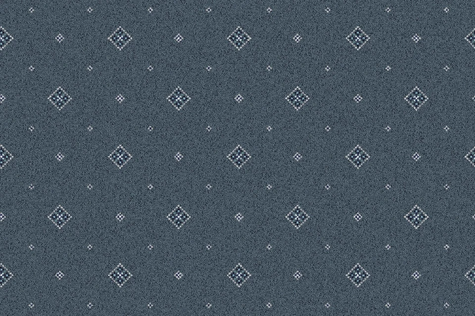 A swatch of Tazmin Prussian Motif from Ulster Carpets
