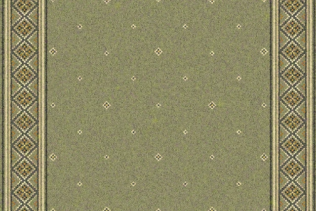A swatch of a Tazmin Forest Runner from Ulster Carpet