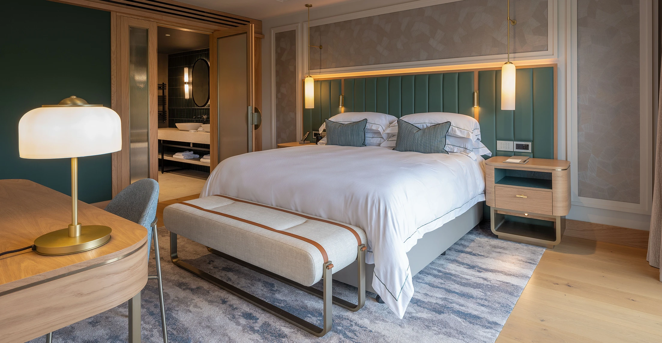 Custom rugs by Ulster Carpets at The Europe Hotel & Resort, Killarney.