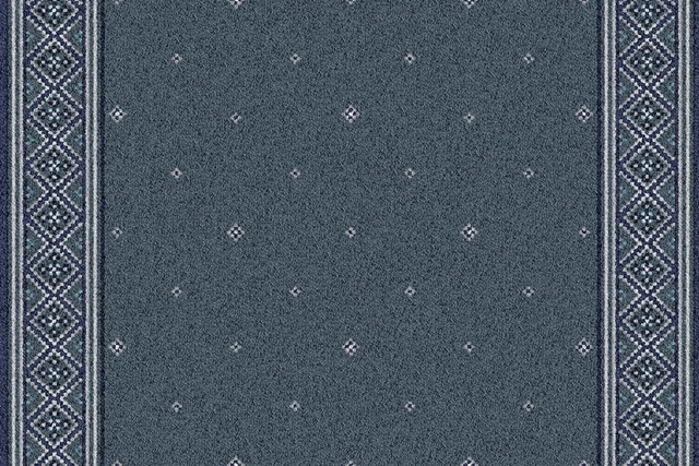 A swatch of a Tazmin Prussian Runner from Ulster Carpets