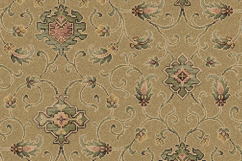 A swatch of Anatolia Medallion Isis from Ulster Carpets