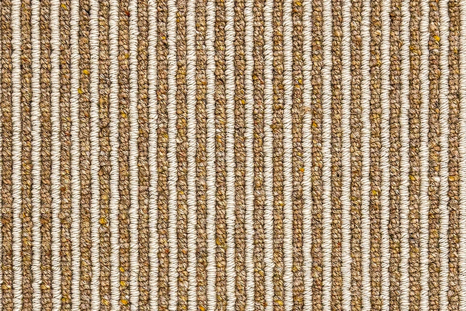 A swatch of Habitus Strond Fallow from Ulster Carpets