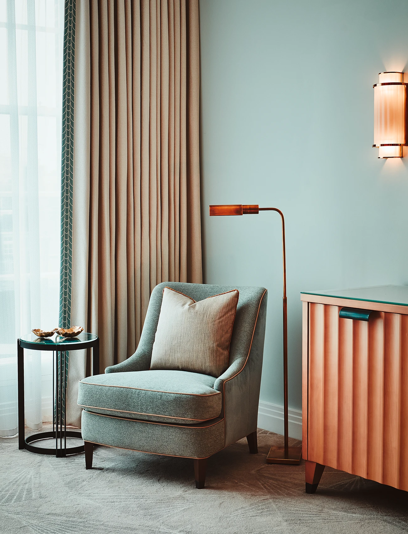 Custom carpets by Ulster Carpets for Claridges, London.