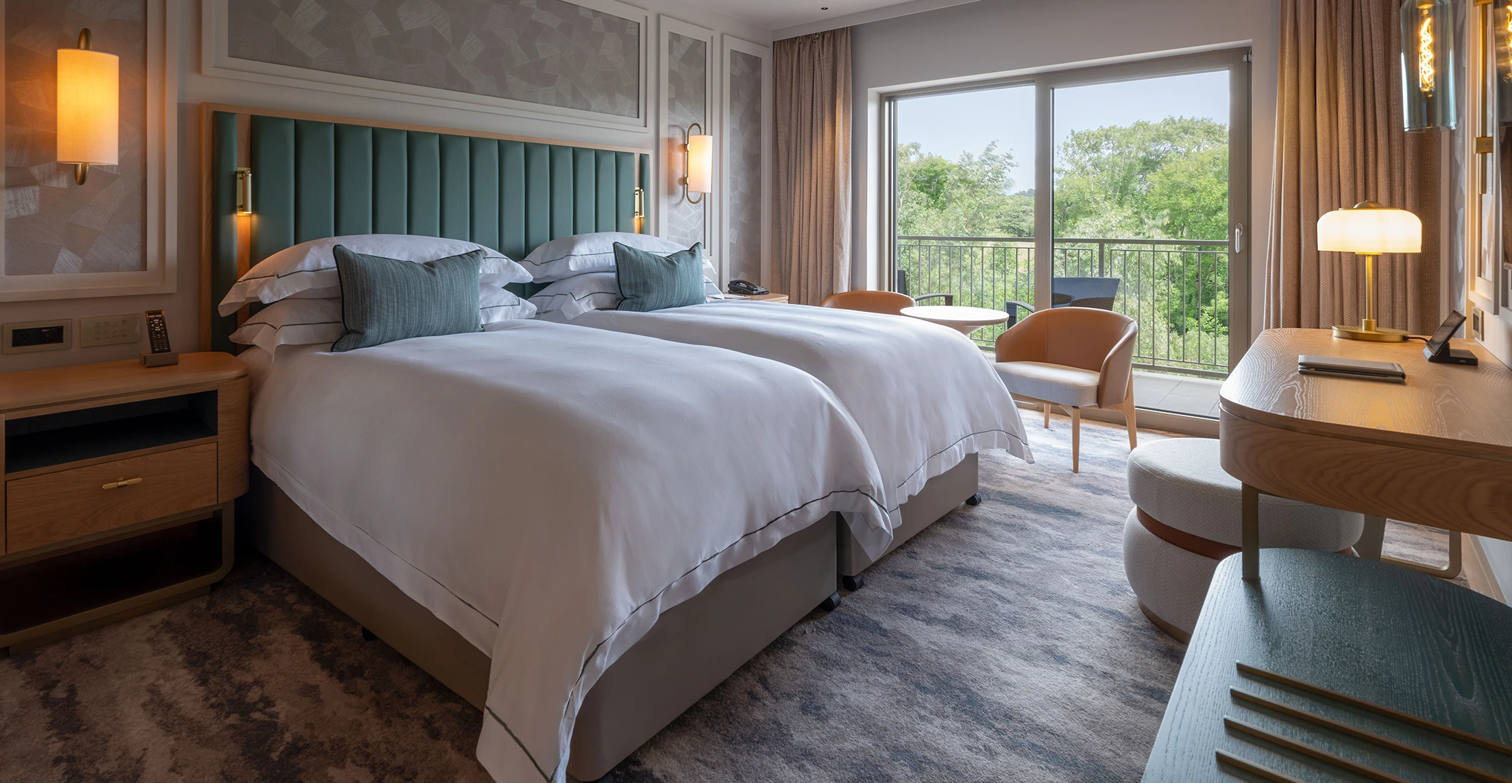 Custom carpets by Ulster Carpets at The Europe Hotel & Resort, Killarney.