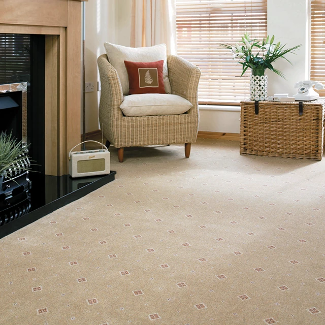 An example of Tazmin Camel Motif from Ulster Carpets in a home setting
