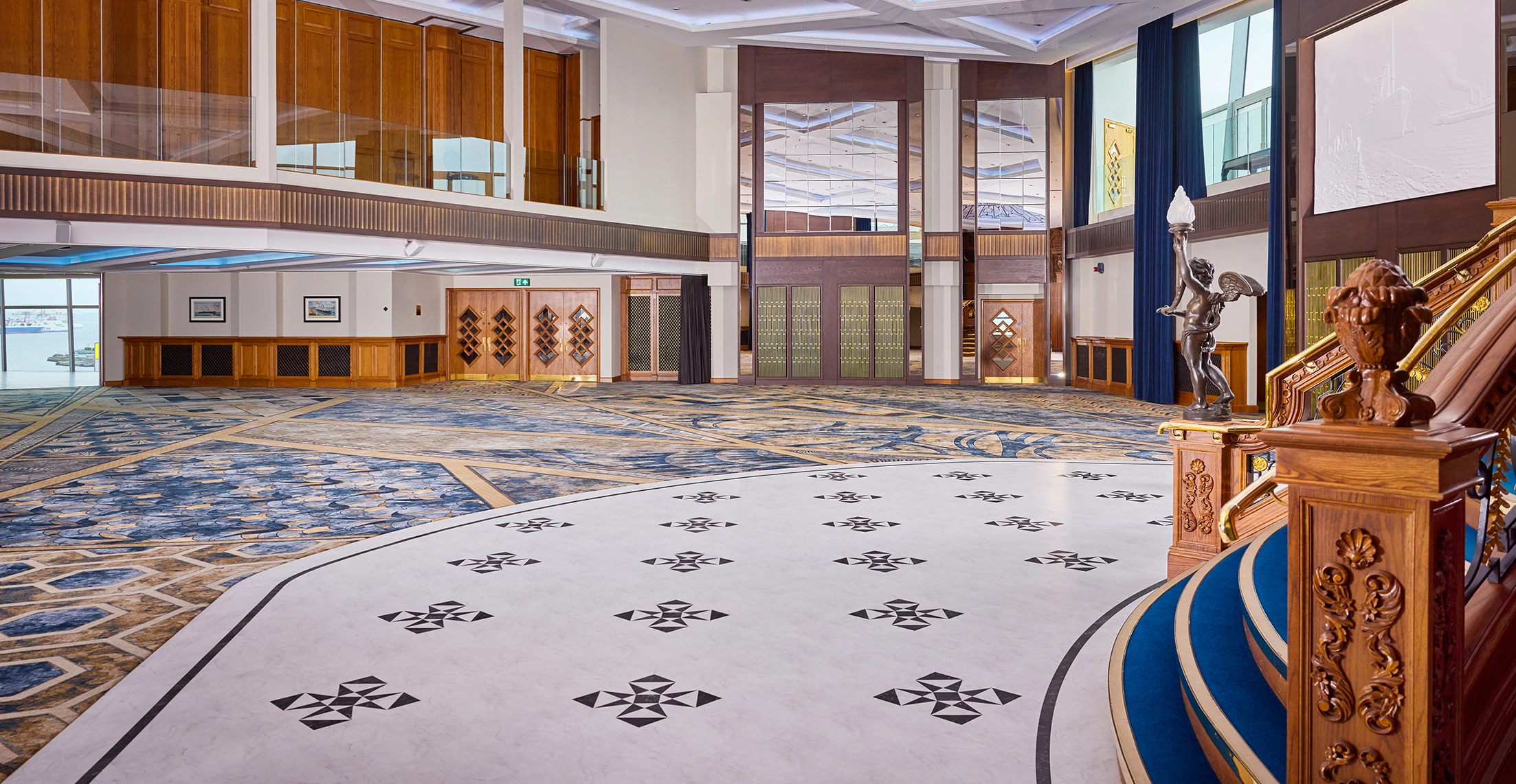 Custom carpets by Ulster Carpets for Titanic Belfast.