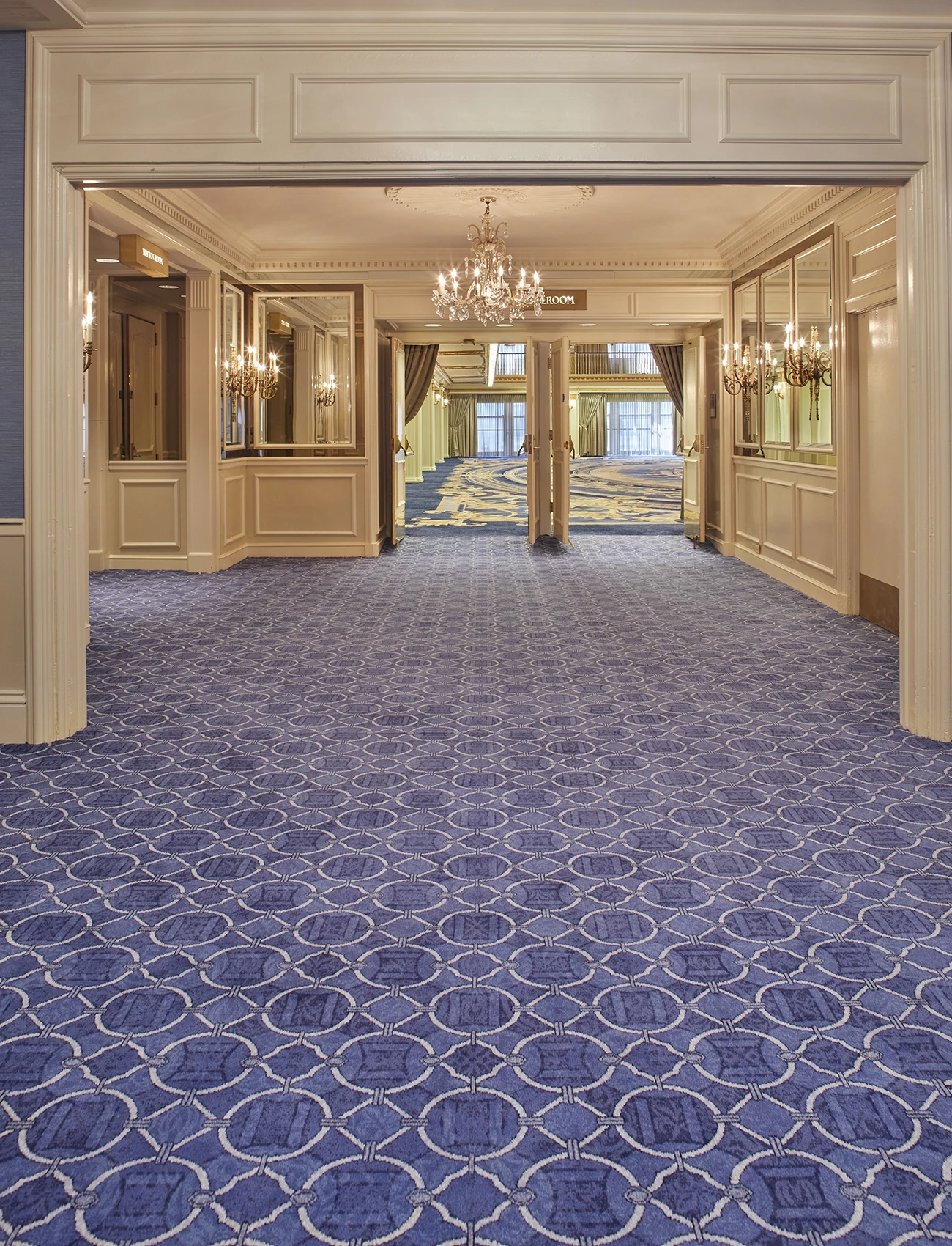 Custom carpets by Ulster Carpets for The Drake.