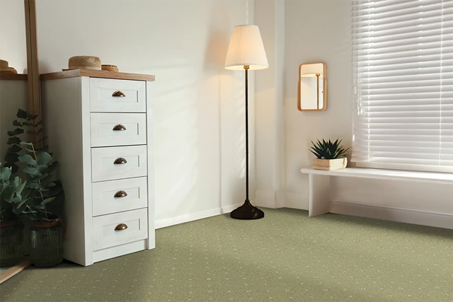 An example of Tazmin Forest Pindot in a home setting