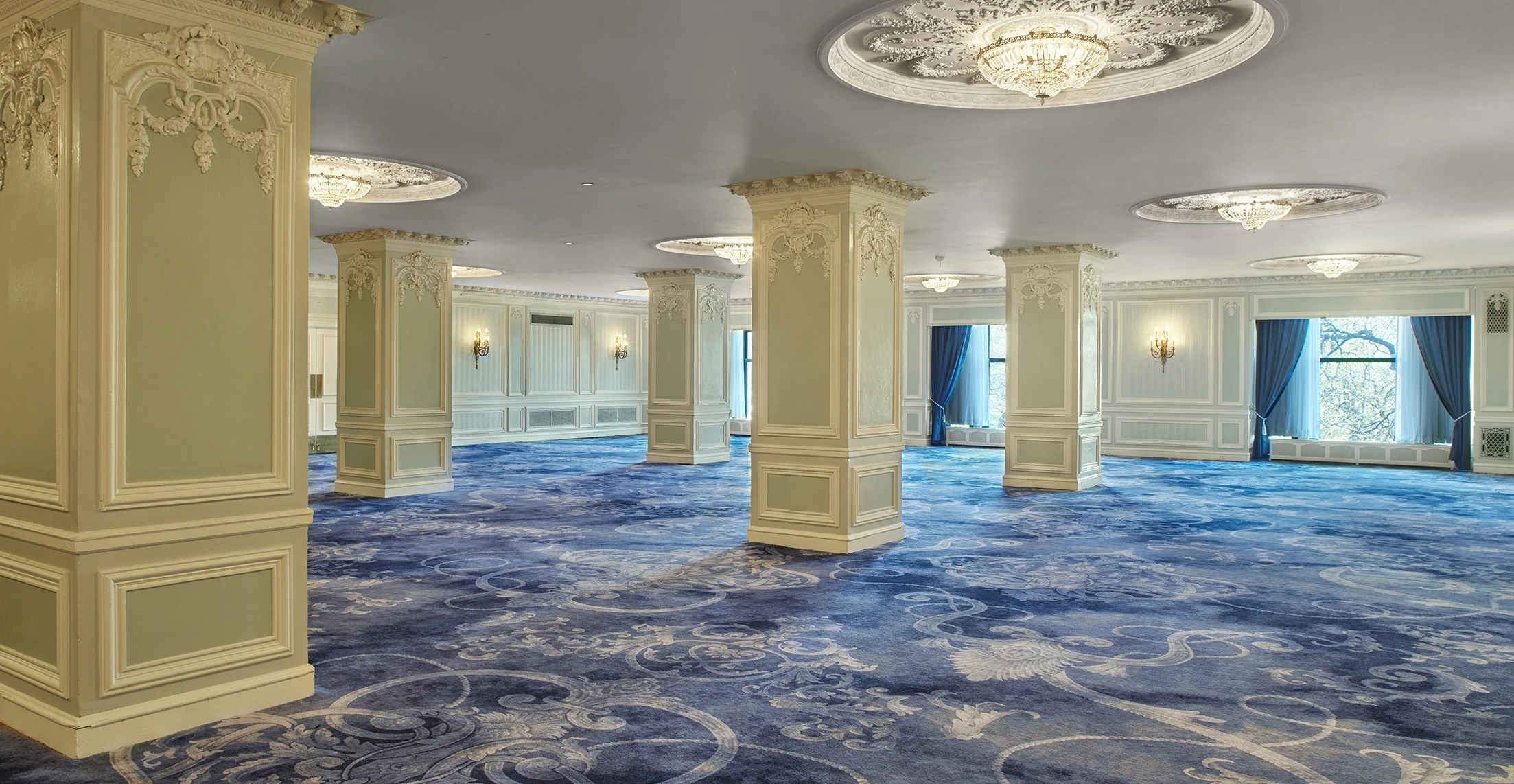 Custom carpets by Ulster Carpets for The Drake.