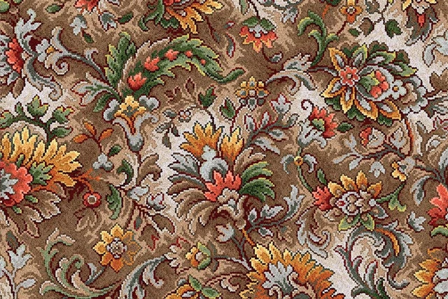 A swatch of Glenavy_Tabriz from Ulster Carpets