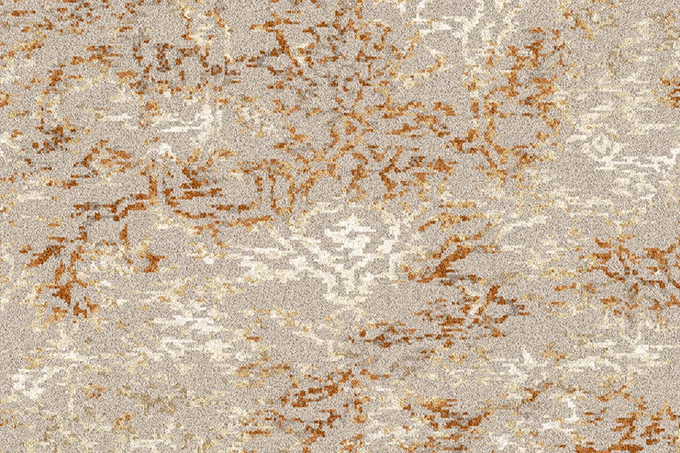 A swatch of Watercolours Amulet Brimstone from Ulster Carpets