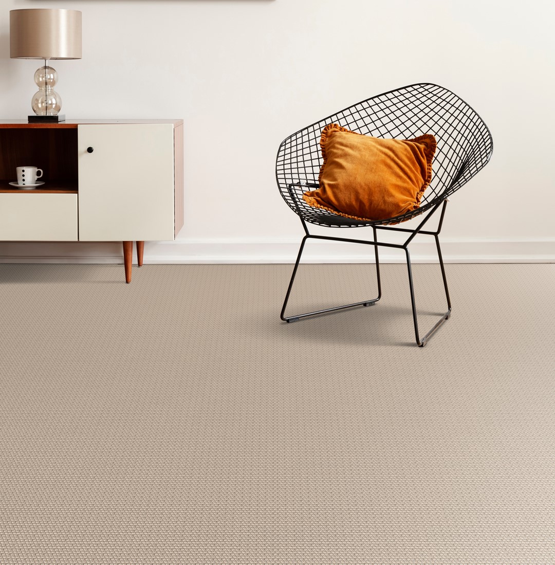 netural plain 100% wool loop carpet